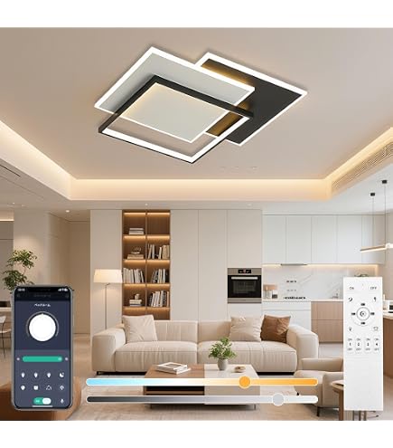 Amazon.co.jp : DEMILA led シーリングライト 薄型 おしゃれ 6畳 8畳